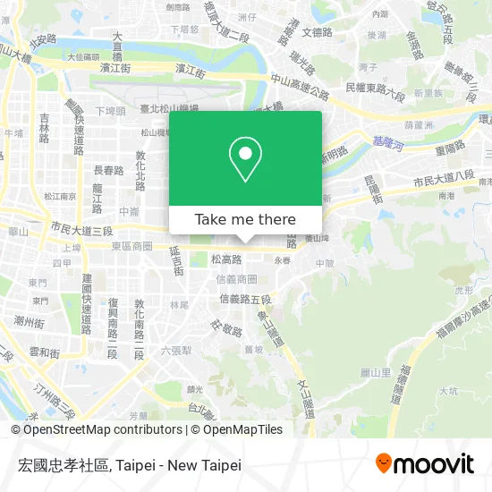 宏國忠孝社區 map