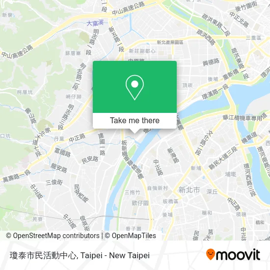 瓊泰市民活動中心地圖