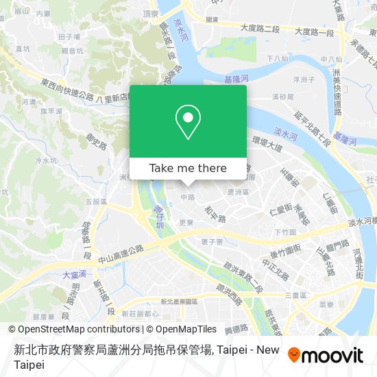 新北市政府警察局蘆洲分局拖吊保管場 map