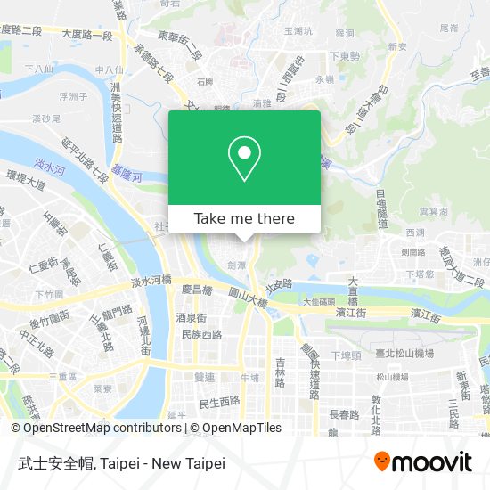 武士安全帽 map