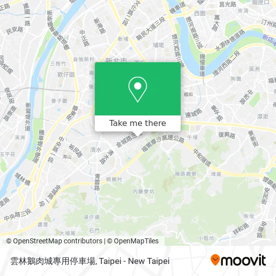 雲林鵝肉城專用停車場 map