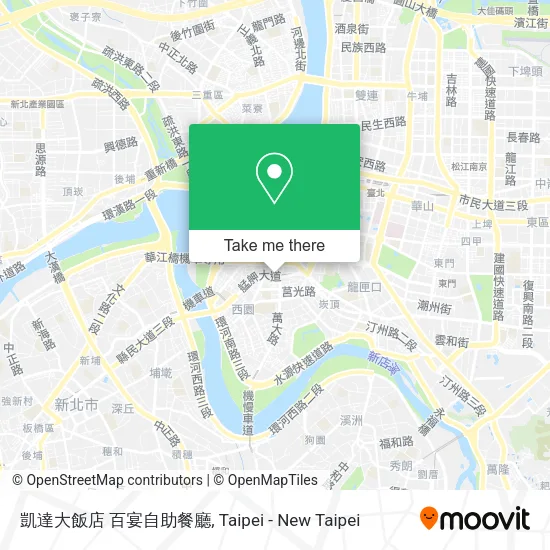 凱達大飯店 百宴自助餐廳 map