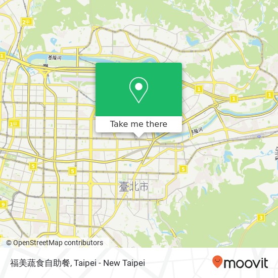 福美蔬食自助餐 map