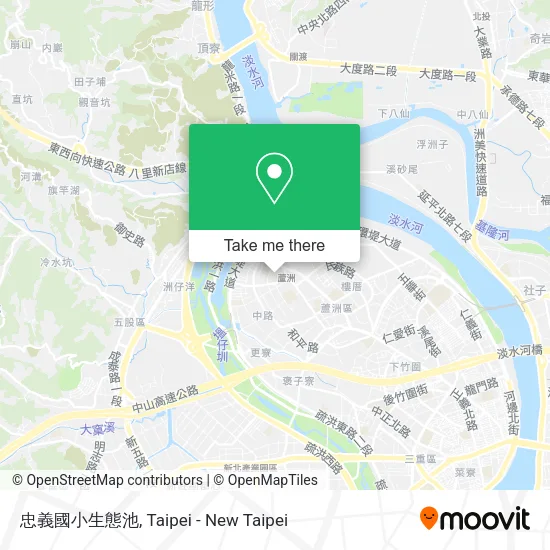 忠義國小生態池 map
