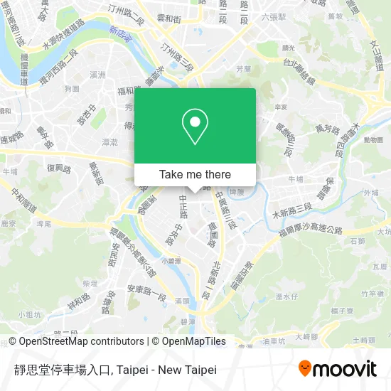 靜思堂停車場入口 map
