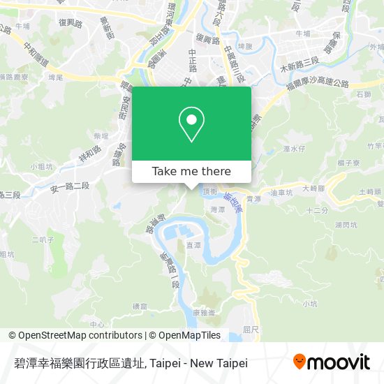 碧潭幸福樂園行政區遺址地圖