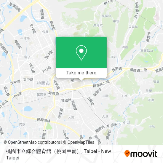 桃園市立綜合體育館（桃園巨蛋）地圖