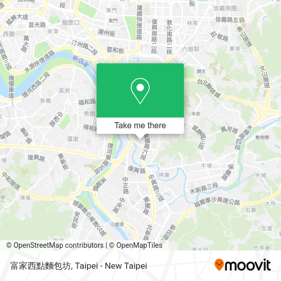 富家西點麵包坊地圖