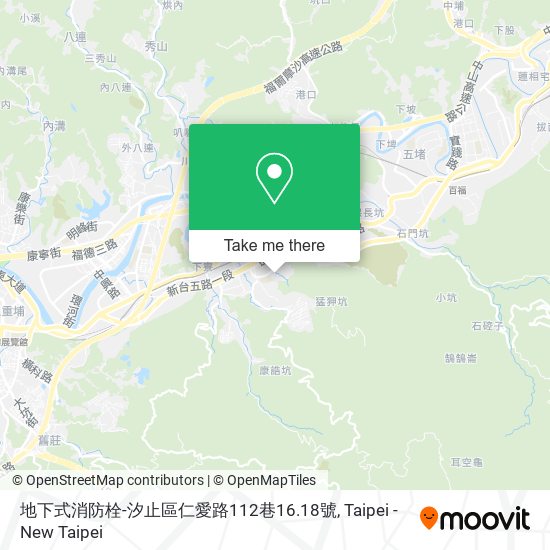 地下式消防栓-汐止區仁愛路112巷16.18號地圖