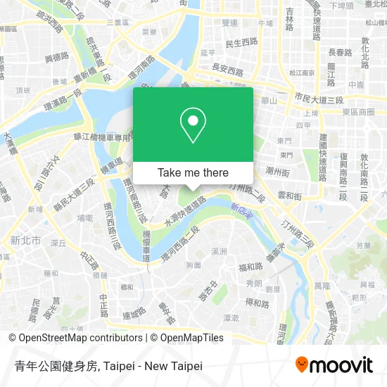 青年公園健身房 map