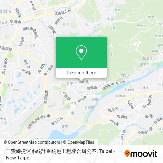 三鶯線捷運系統計畫統包工程聯合辦公室地圖