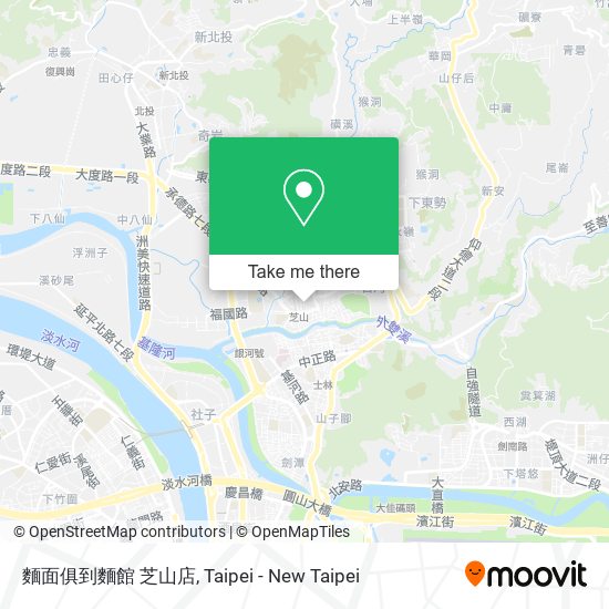 麵面俱到麵館 芝山店地圖