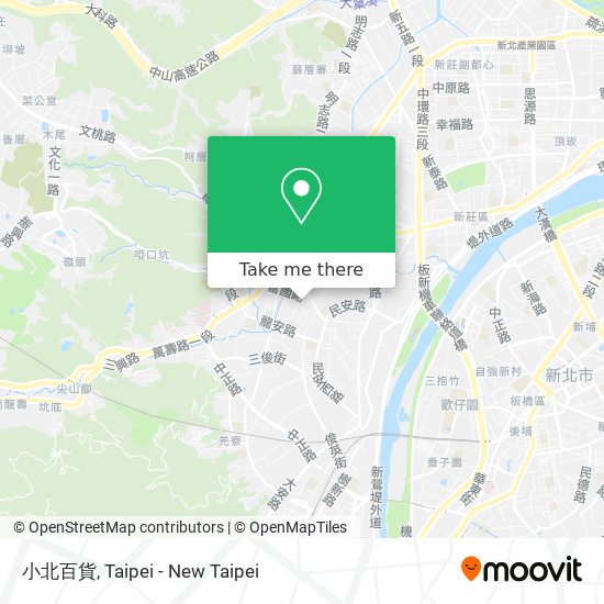 小北百貨 map