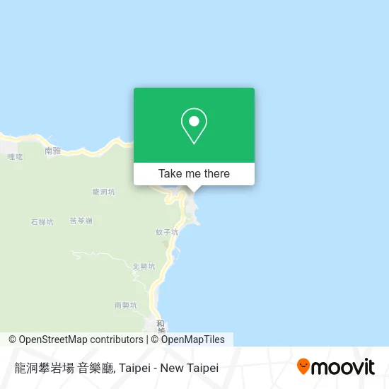 龍洞攀岩場 音樂廳地圖