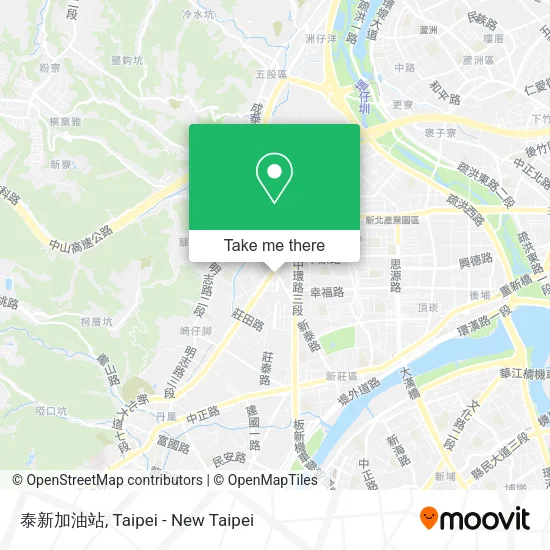 泰新加油站地圖