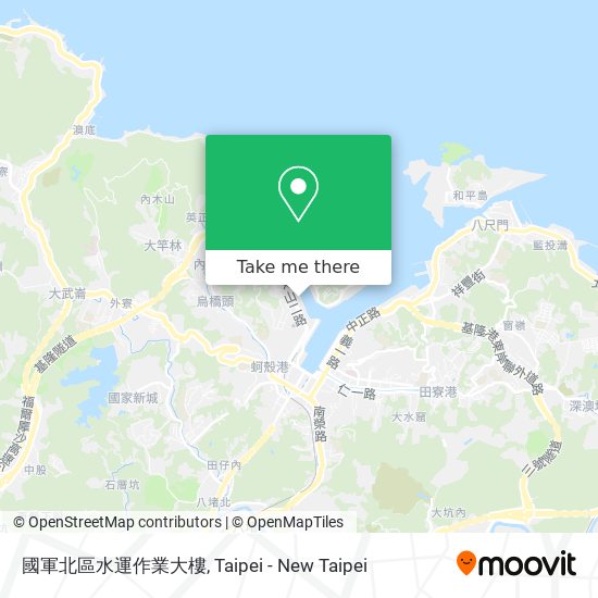 國軍北區水運作業大樓地圖