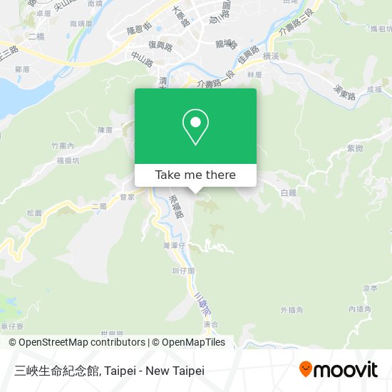 三峽生命紀念館 map