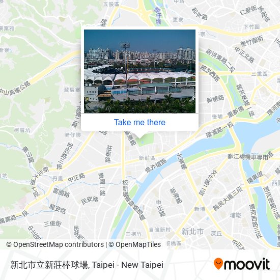新北市立新莊棒球場地圖