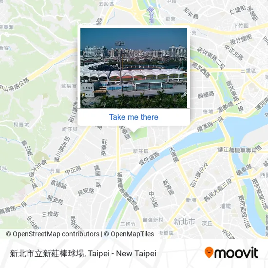 新北市立新莊棒球場地圖