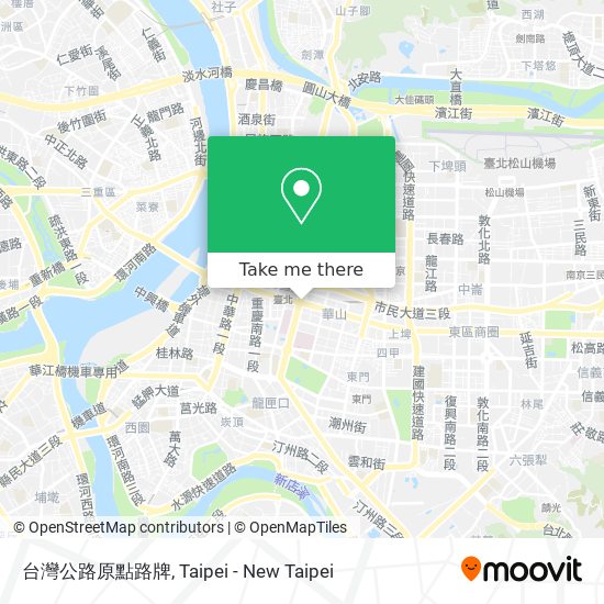 台灣公路原點路牌 map