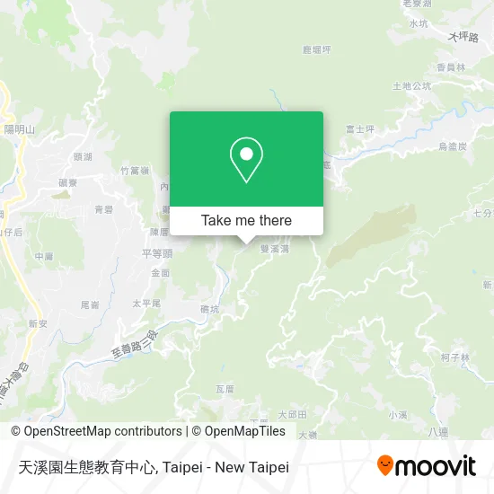 天溪園生態教育中心地圖