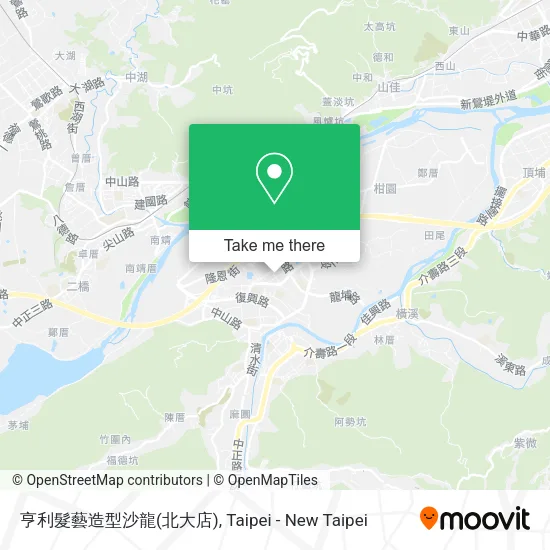 亨利髮藝造型沙龍(北大店)地圖