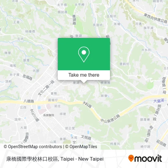 康橋國際學校林口校區地圖