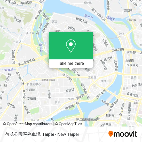 荷花公園區停車場 map