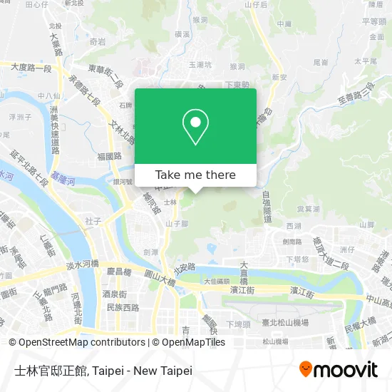 士林官邸正館 map