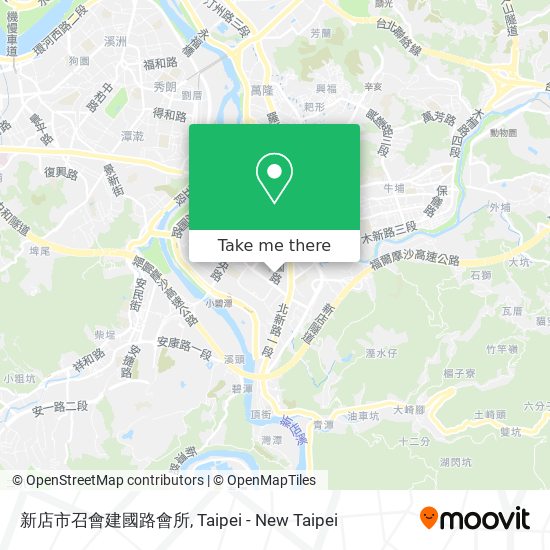 新店市召會建國路會所 map