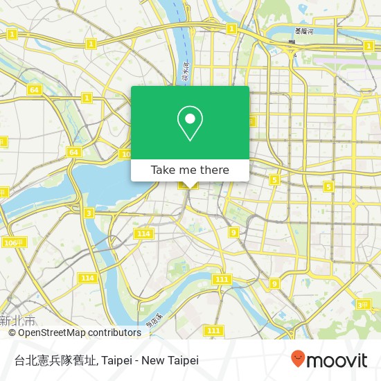 台北憲兵隊舊址 map