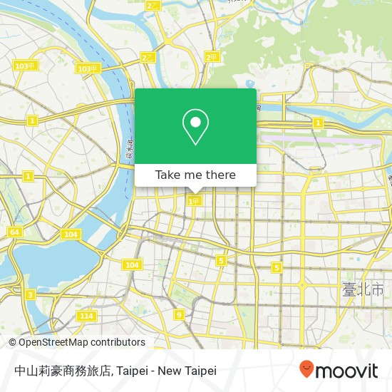 中山莉豪商務旅店 map