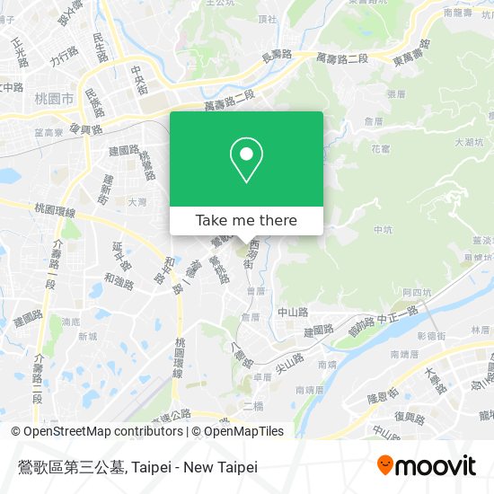 鶯歌區第三公墓 map