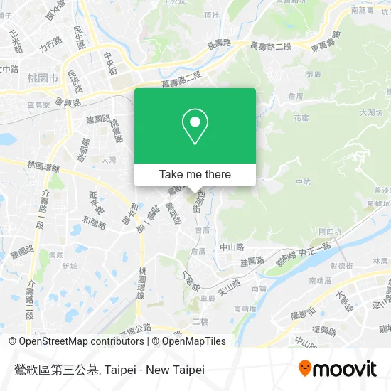 鶯歌區第三公墓地圖