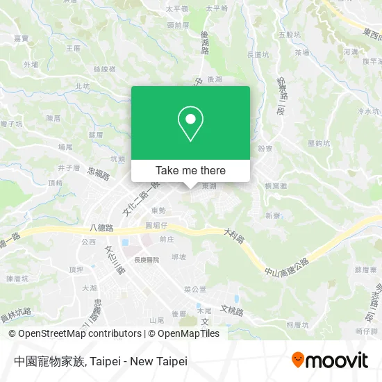 中園寵物家族地圖