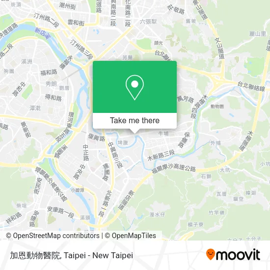 加恩動物醫院地圖