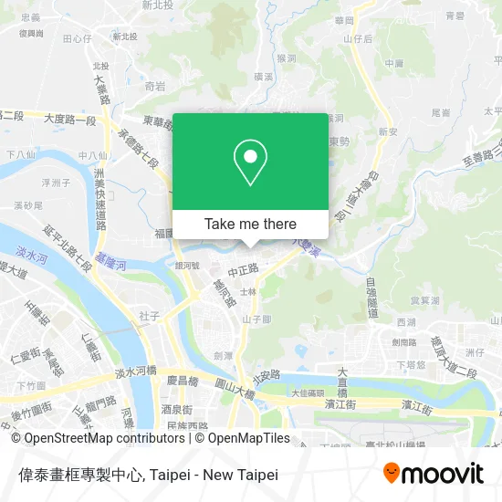 偉泰畫框專製中心地圖