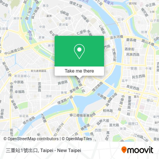 三重站1號出口 map