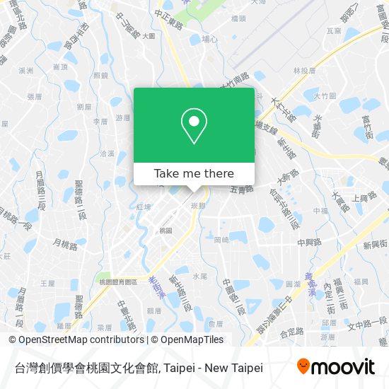 台灣創價學會桃園文化會館 map