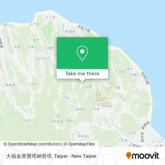 大福金座寶塔納骨塔 map