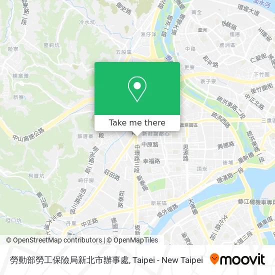 勞動部勞工保險局新北市辦事處 map