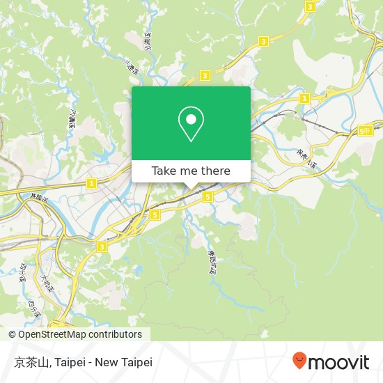 京茶山 map