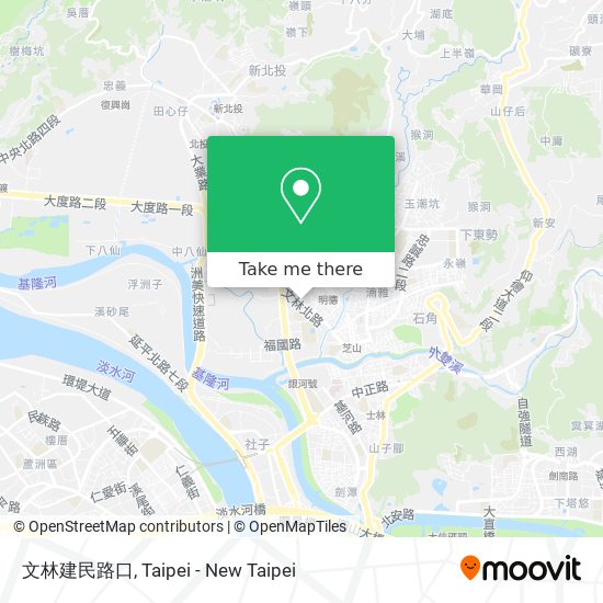 文林建民路口 map