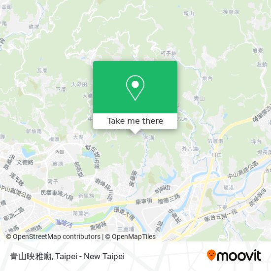 青山映雅廟 map