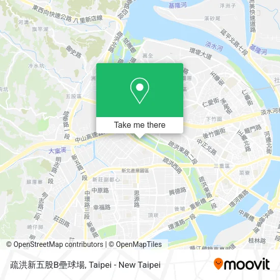 疏洪新五股B壘球場 map