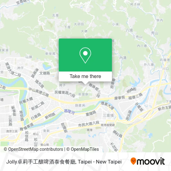 Jolly卓莉手工釀啤酒泰食餐廳地圖