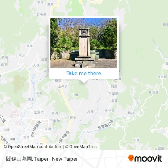 閻錫山墓園 map