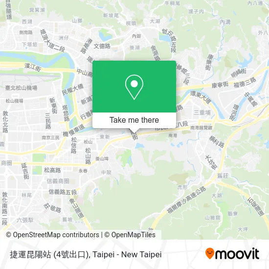 捷運昆陽站 (4號出口)地圖