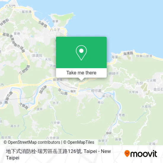 地下式消防栓-瑞芳區岳王路126號 map