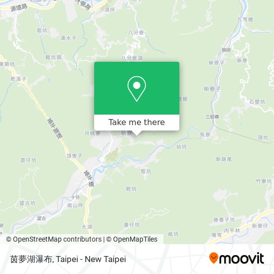 茵夢湖瀑布 map